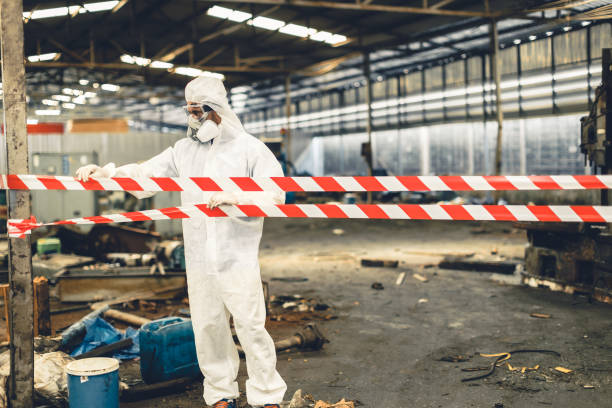Professional Drug Lab Cleanup technician working in Underwood, IA